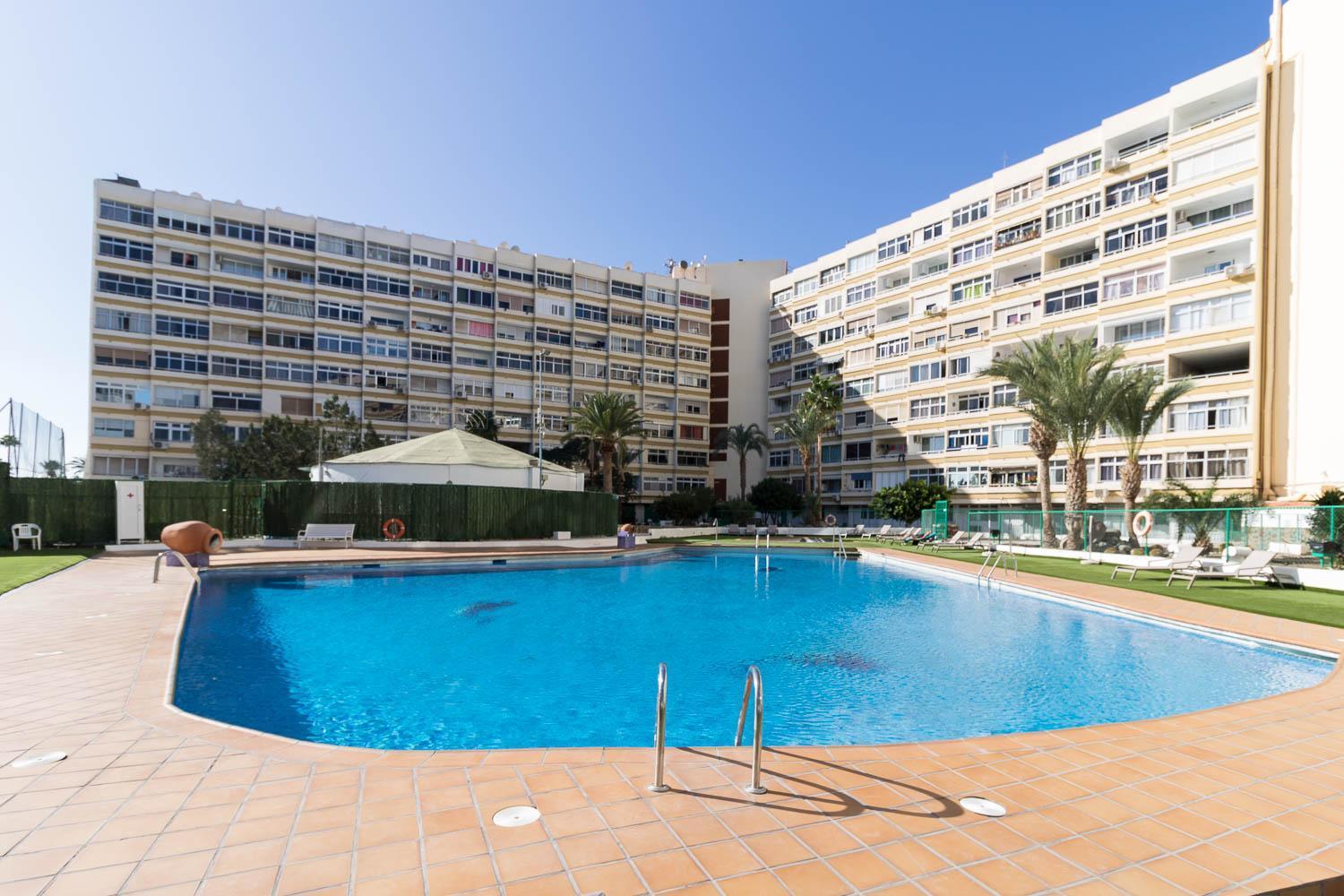 Blue Sky, Apartamento Vista Oceano Playa del Ingles  Bagian luar foto