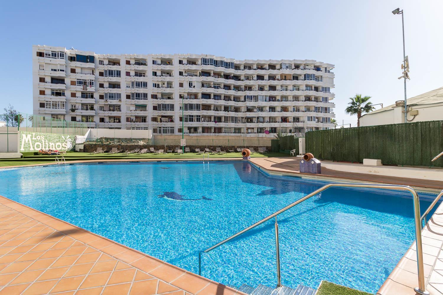 Blue Sky, Apartamento Vista Oceano Playa del Ingles  Bagian luar foto