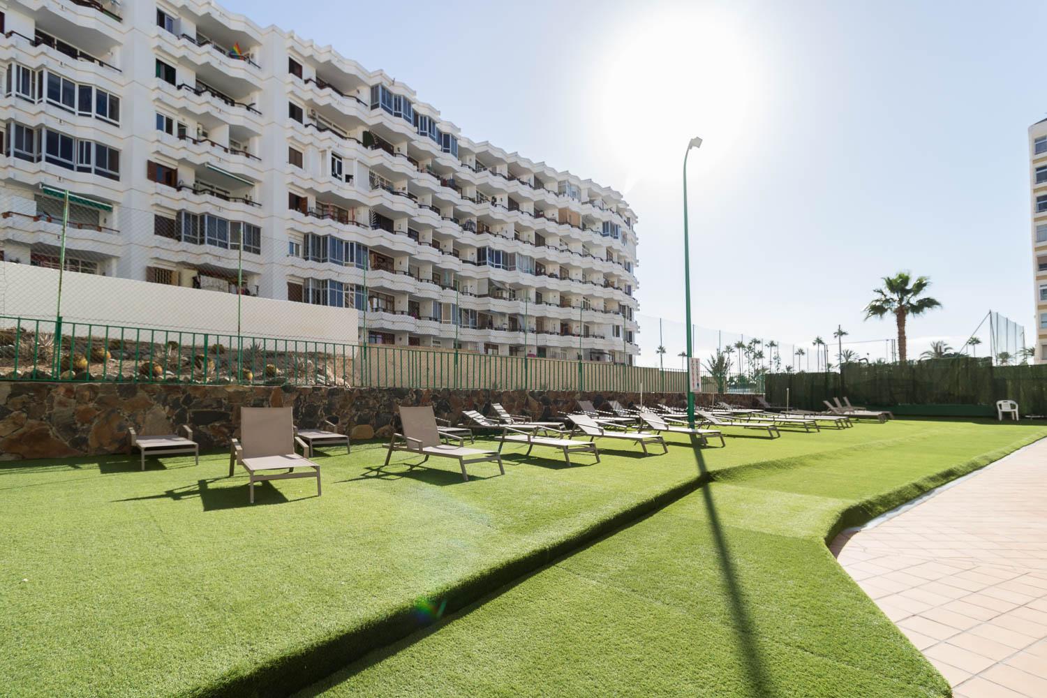 Blue Sky, Apartamento Vista Oceano Playa del Ingles  Bagian luar foto
